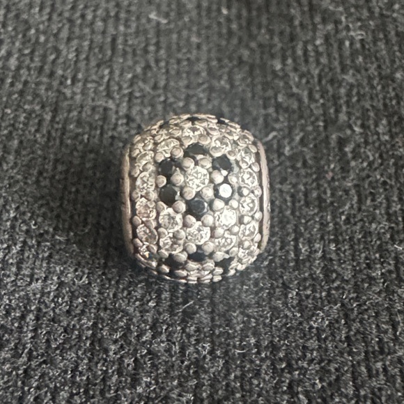 Pandora Jewelry - PANDORA ALE STERLING SILVER 925 SHIMMERING BLACK BLOSSOM CHARM BEAD